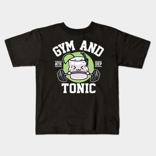 Gym and Tonic Cute Drink and Workout Kids T-Shirt